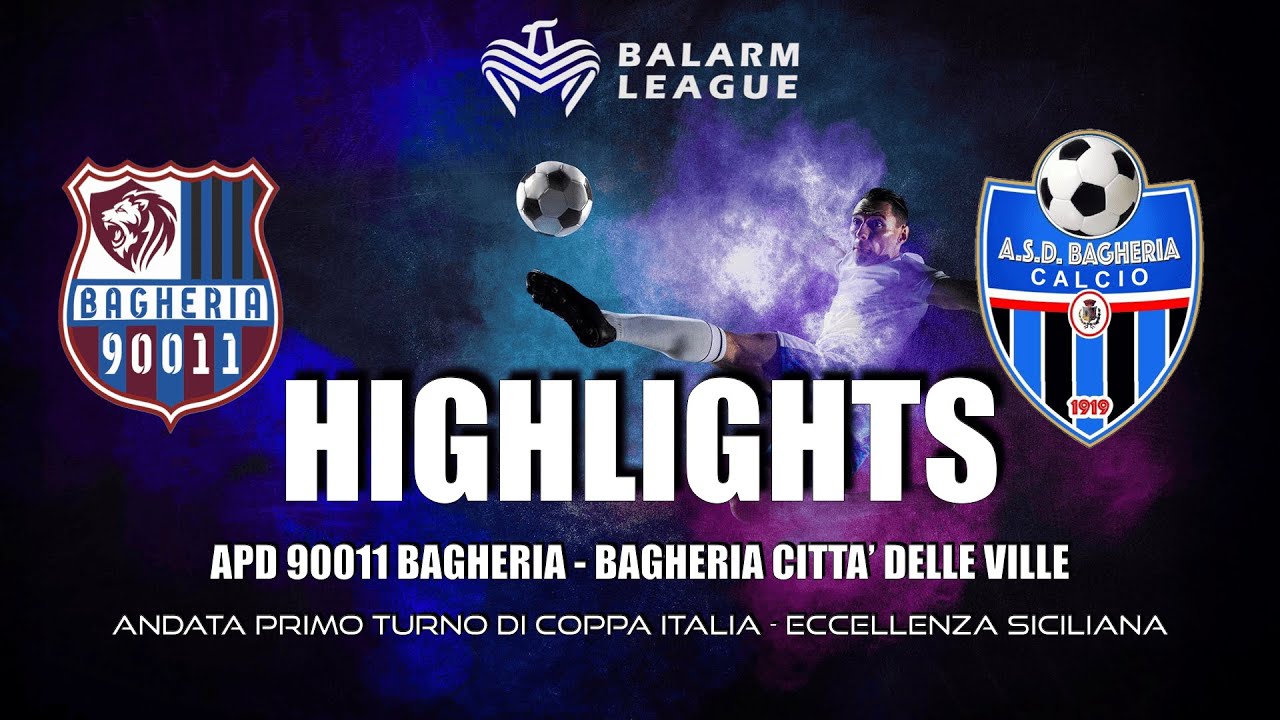 HIGHLIGHTS | APD BAGHERIA 90011 VS BAGHERIA CDV | Andata Coppa Italia Eccellenza Sicilia