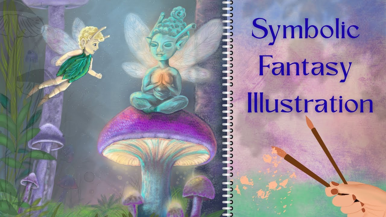 Krita | Symbolic Fantasy Illustration | Full Process Video