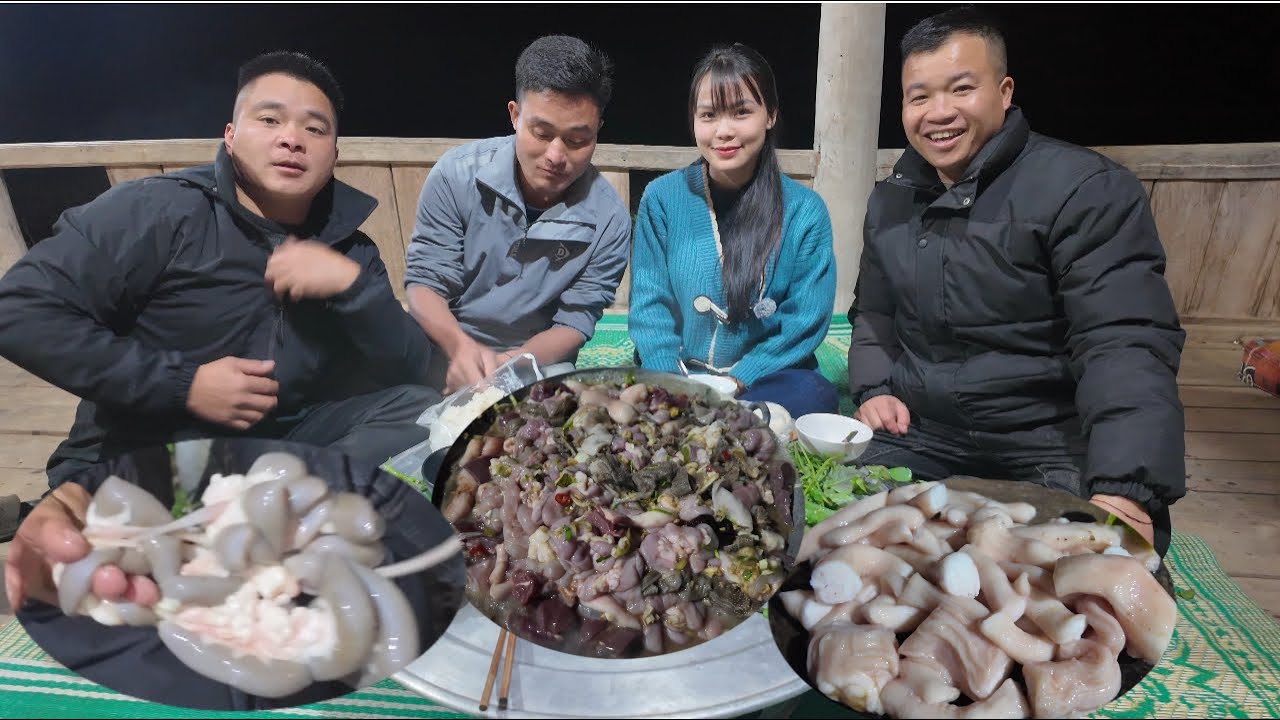Lần đâu ăn thử pịa dê .Hiền Vlogs