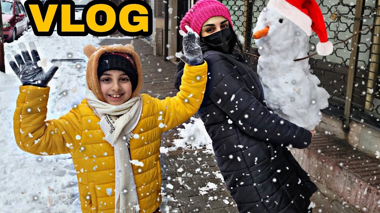 KAR TATİLİ SABAH RUTİNİMİZ VLOG !!