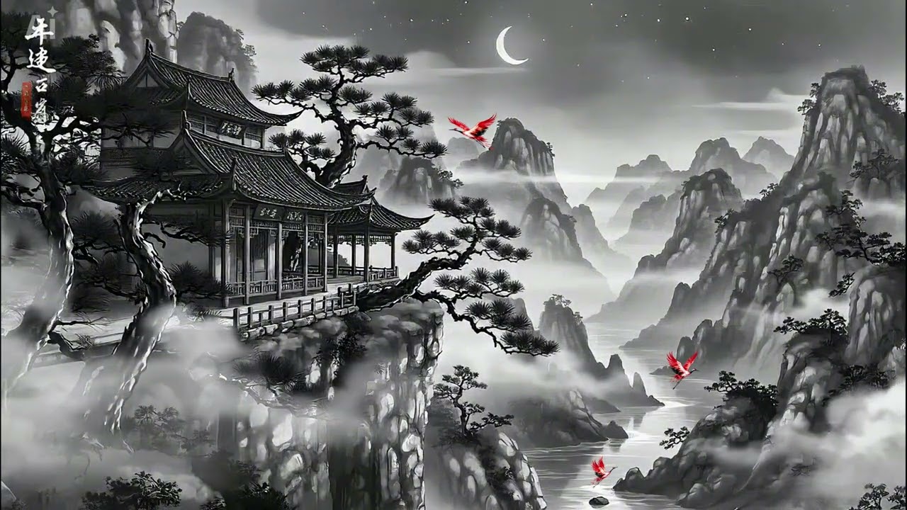 Ancient Guqin Healing Music | Deep Meditation & Inner Peace in Misty Mountains #healingmusic