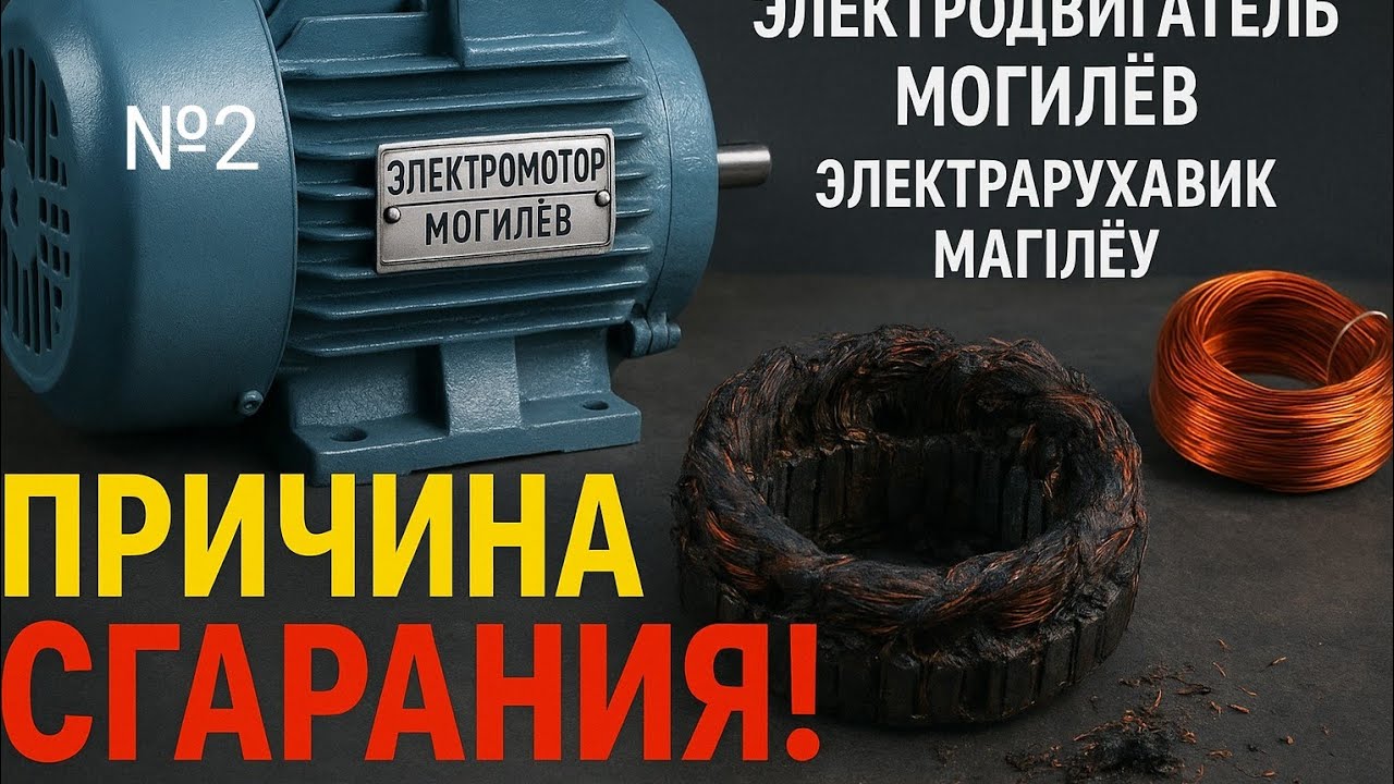 Перемотка электродвигателя АИР 90L4 (2 часть)