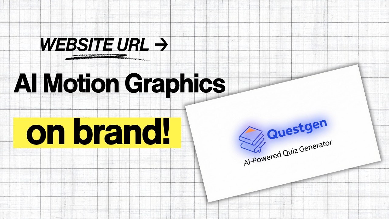Website URL → AI Motion Graphics in Your Brand Style