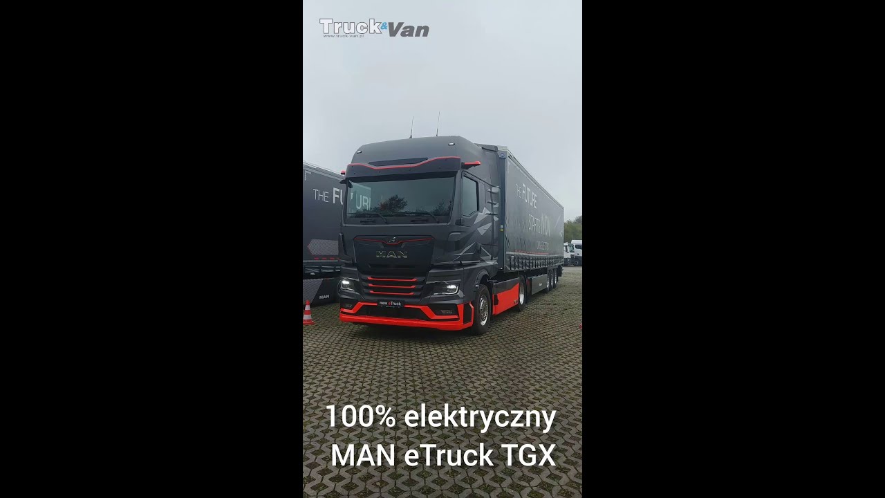 100% elektryczny MAN eTruck TGX - elektryczny ciągnik siodłowy o dmc do 44 ton