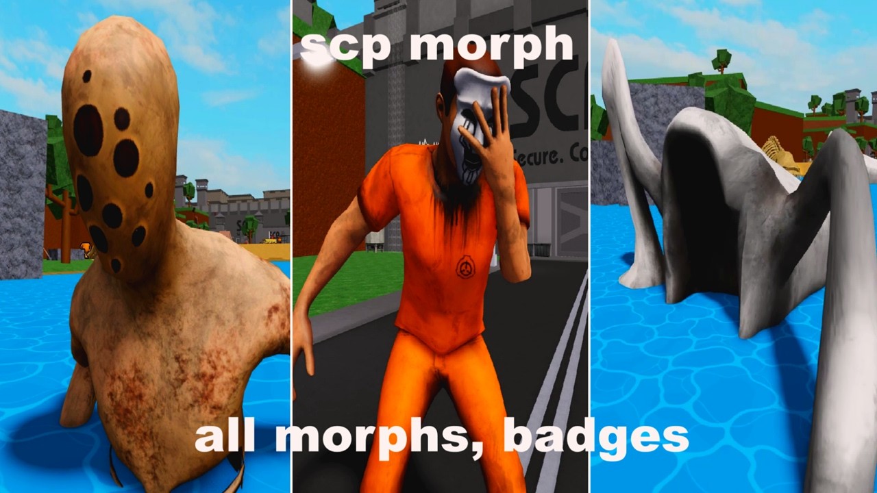 How to get ALL BADGES and MORPHS in SCP MORPH ROBLOX [HUGE UPDATE] !