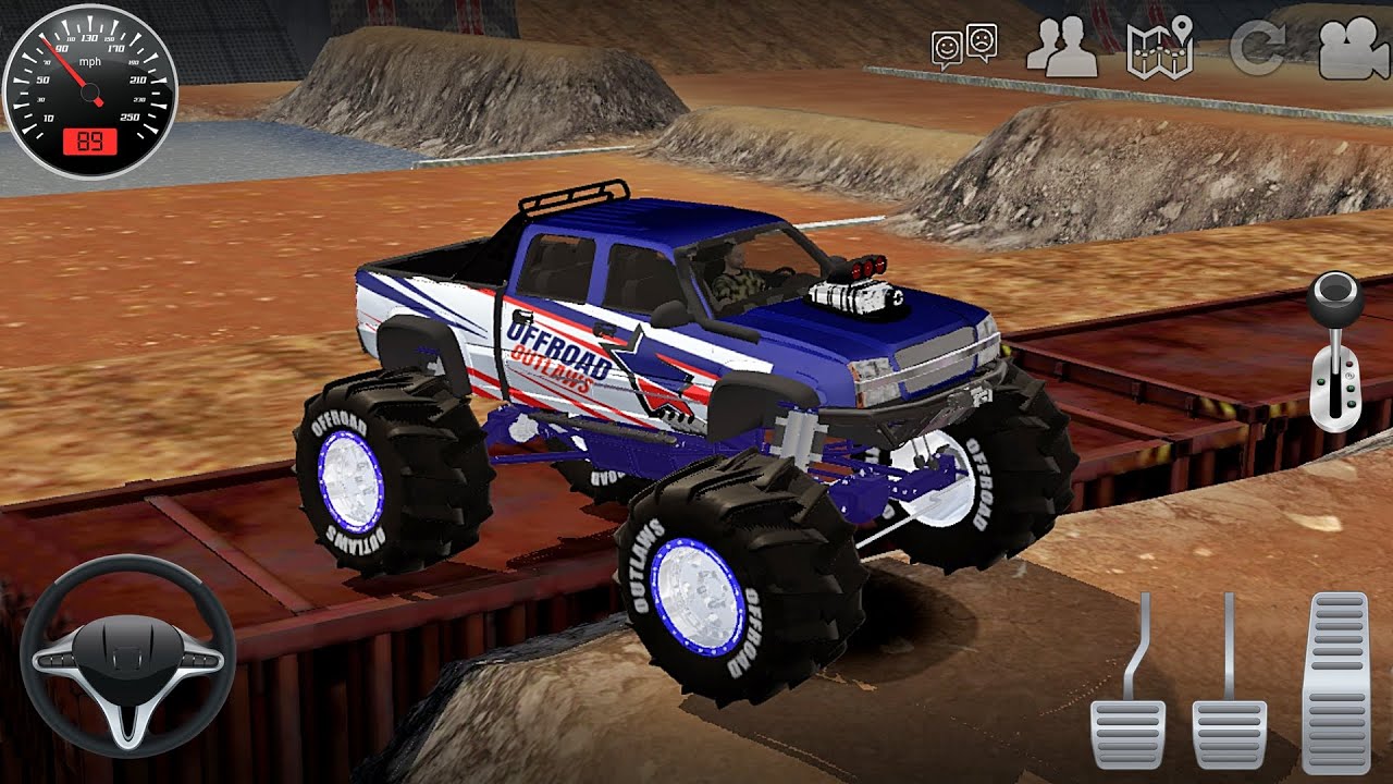 Android Monster Truck Off-Road Gameplay – Wildest Offroad Driving Simulator