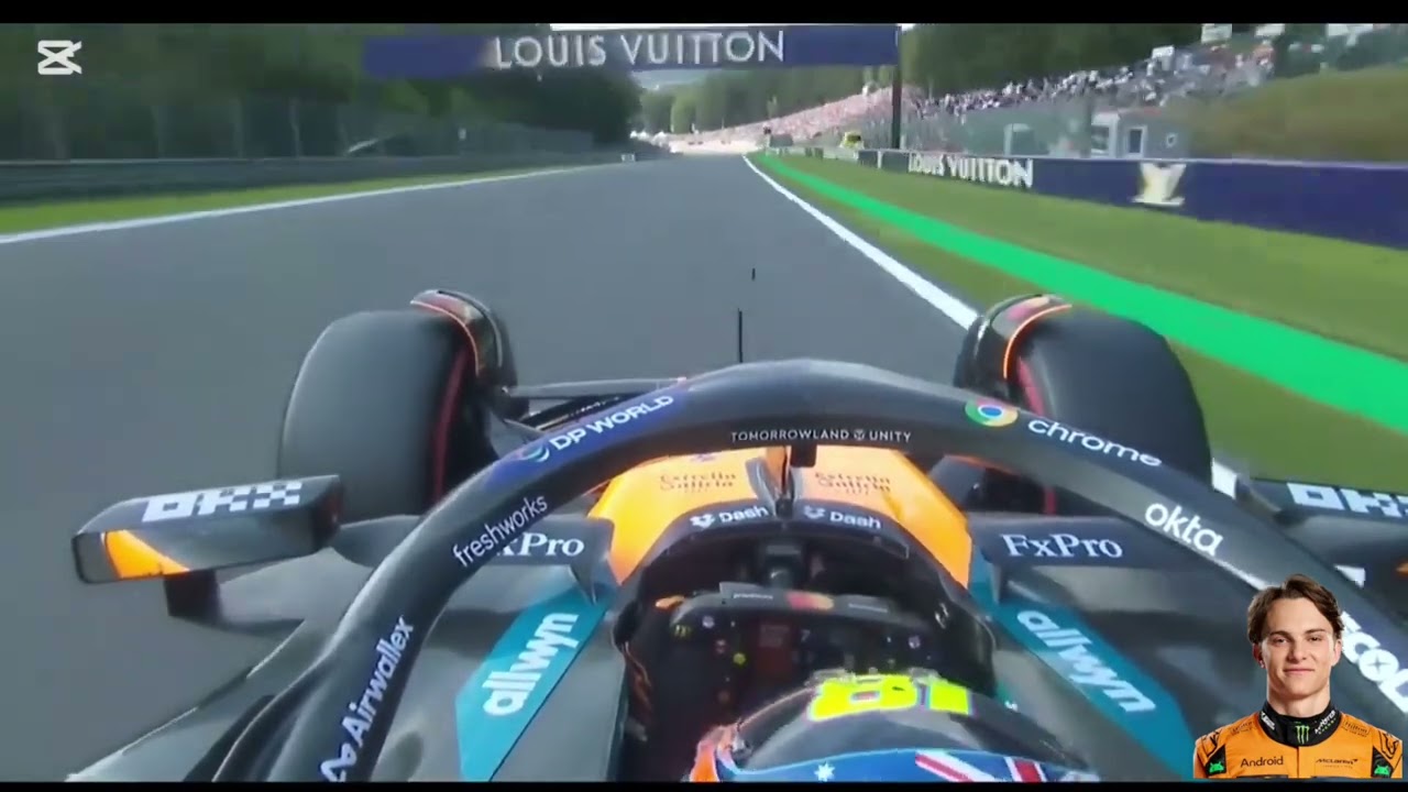 Oscar Piastri : Onboard lap Spa Francorchamps 2025