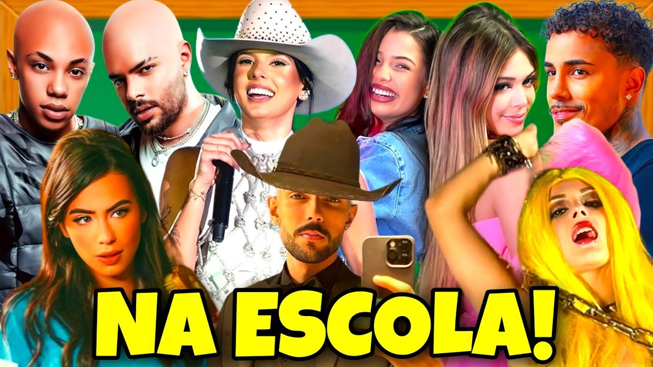 ANA CASTELA, MELODY, PAULA GUILHERME, NINA BAIOCCHI, LIVINHO, LUAN PEREIRA E OUTROS NA ESCOLA!