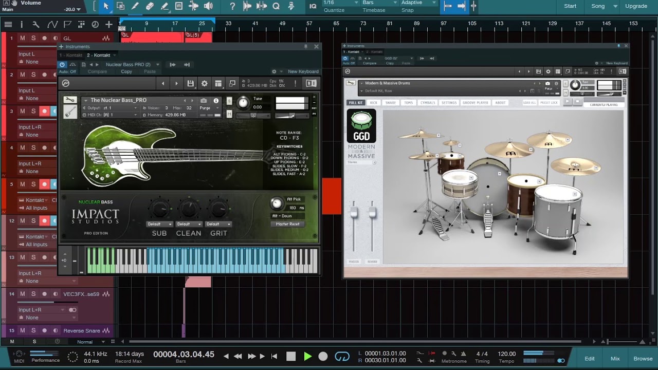 Nuclear Bass from Impact Studios and GGD Modern And Massive Test