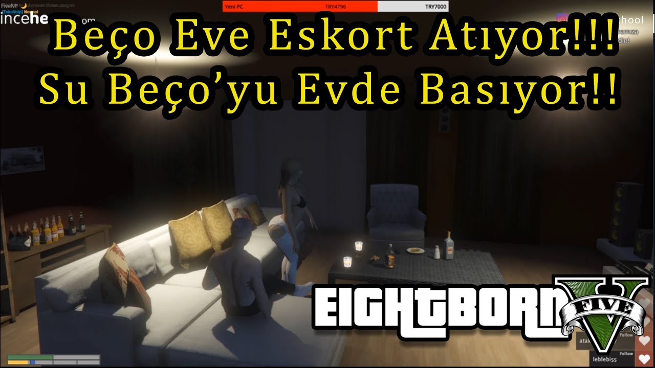 EightbornV Beço Eve Eskort Atıyor!! - Su, Beço ve Eskortu Evde Basıyor!! - Bu Sefer Ayrıldılar mı!?!