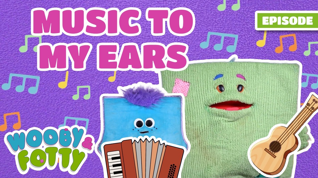 Calming Songs & Instruments for Toddlers | Sing, Relax & Learn with Wooby & Fotty