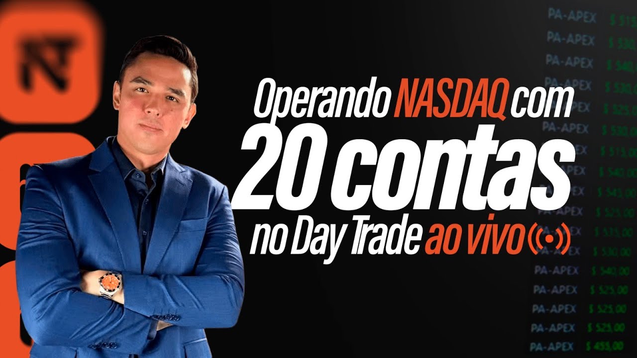 Day Trade em NASDAQ Ao Vivo