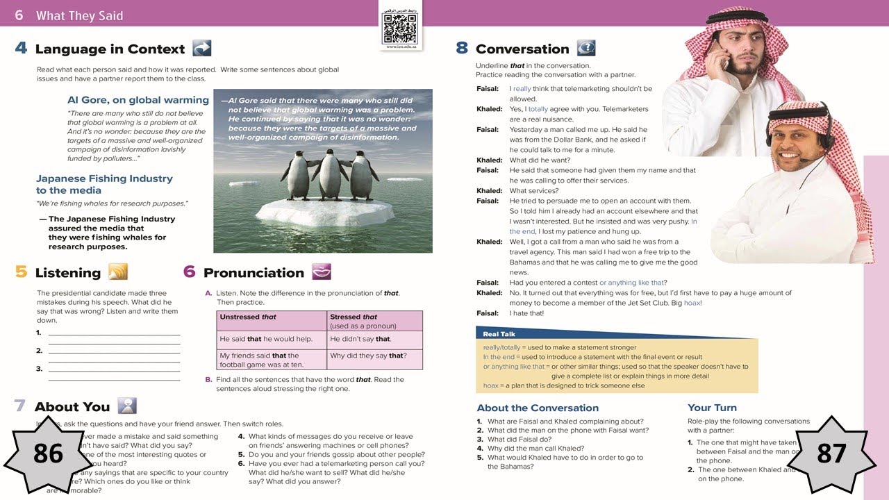 Mega Goal 2 - Unit 6 - Lesson 3 - Language in context - Pages 86 - 87