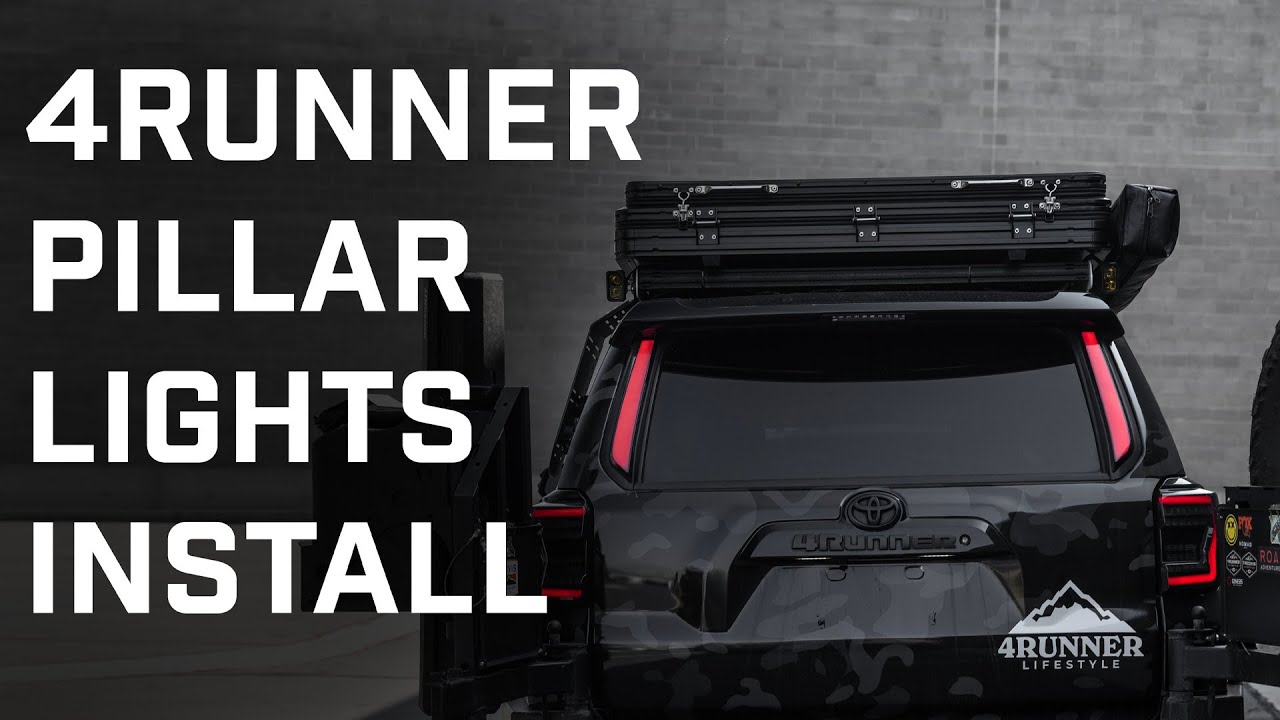 Установка 4Runner Pillar lights