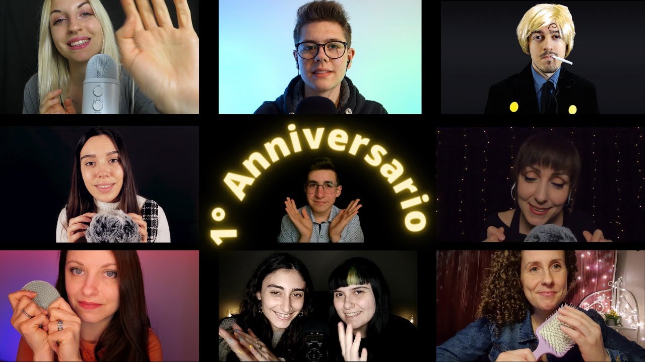 🌟Tanti ASMRtist per Rilassarti💤 *SPECIALE 1° ANNO del Canale*🎉 | ASMR ITA