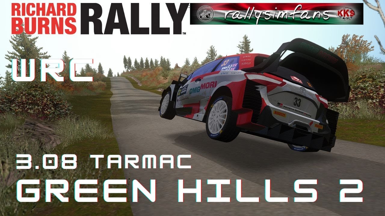 Richard Burns Rally / Greenhills 2 / WRC Yaris / 3.08