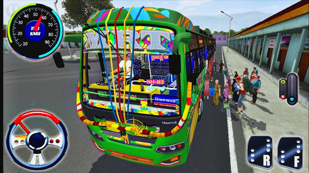💥Bus simulator Indonesia Different Map Mod Full Passenger Load Android Gameplay Video