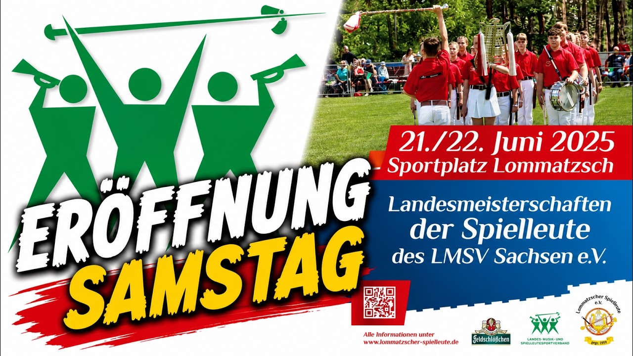 35. Landesmeisterschaft des LMSV in Lommatzsch - Eröffnung Samstag