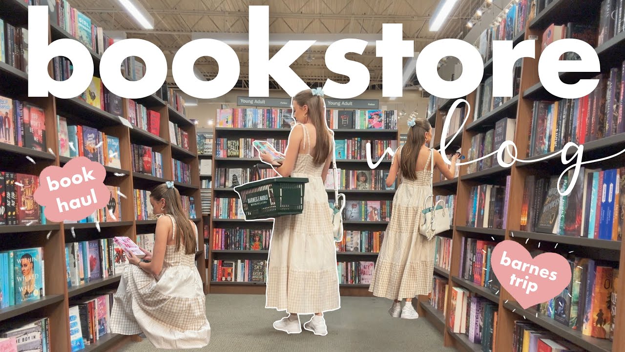 cozy fall bookstore vlog👻🍂✨🎃🌥️ come to barnes & noble with me + book haul!