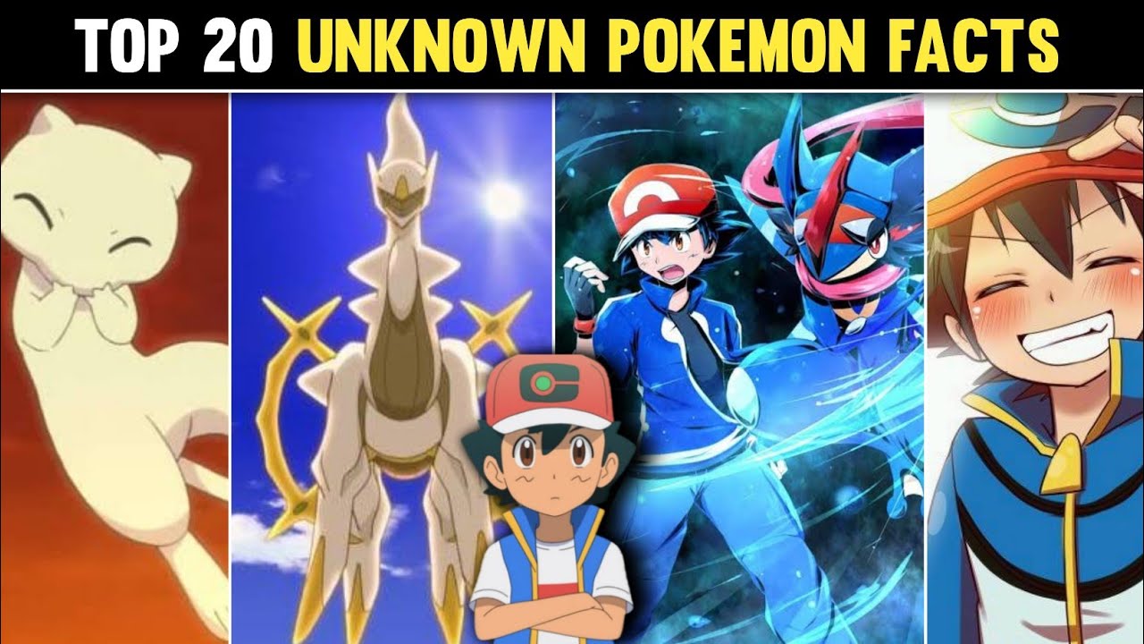 Top 20 Unknown Pokemon Facts|Interesting Facts About Pokemon|Pokemon Facts You Didn't Know about|