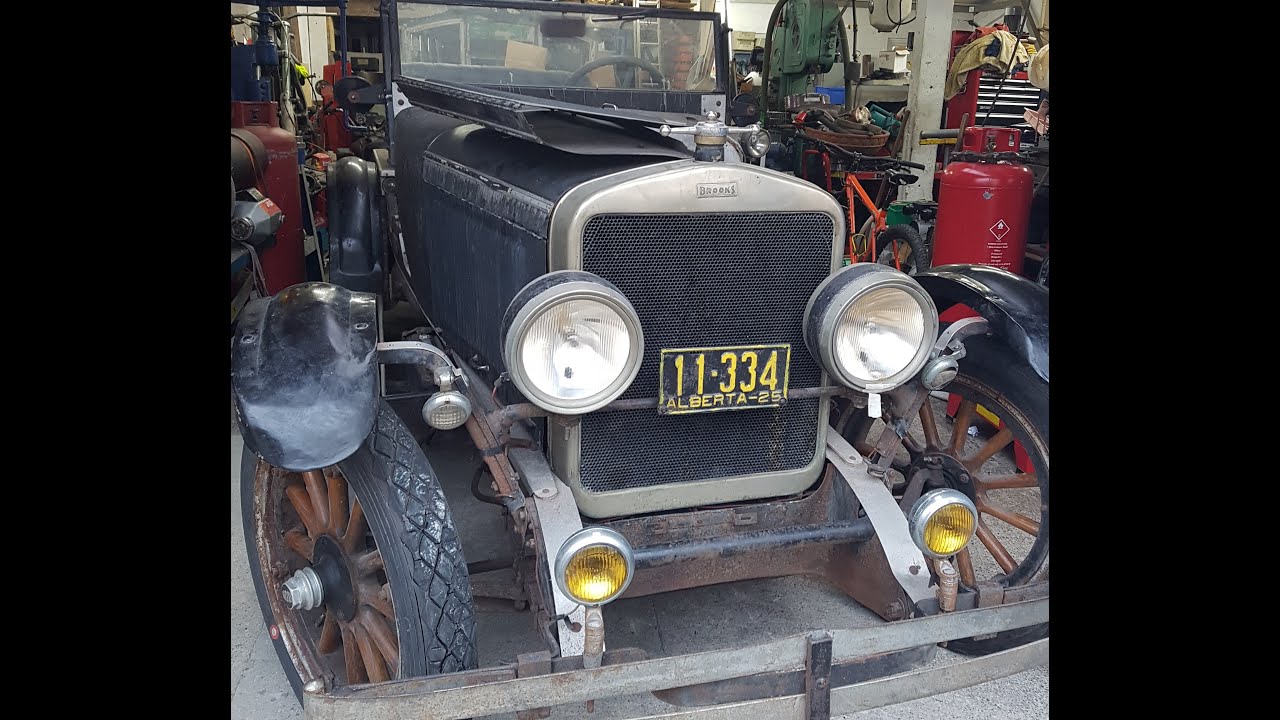 1924 Brooks Steam Car Restoration Pt 1 (V001)