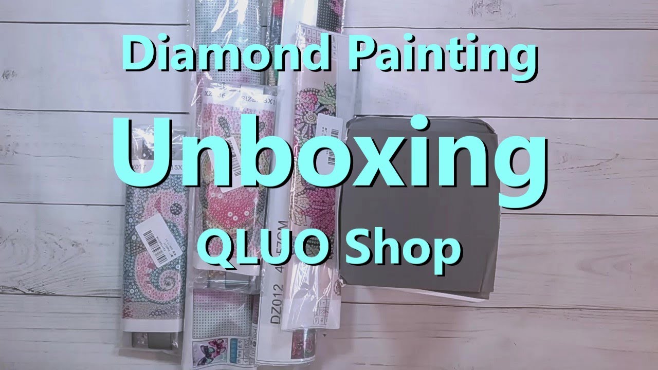 Diamond Painting Unboxing - QLUO Shop