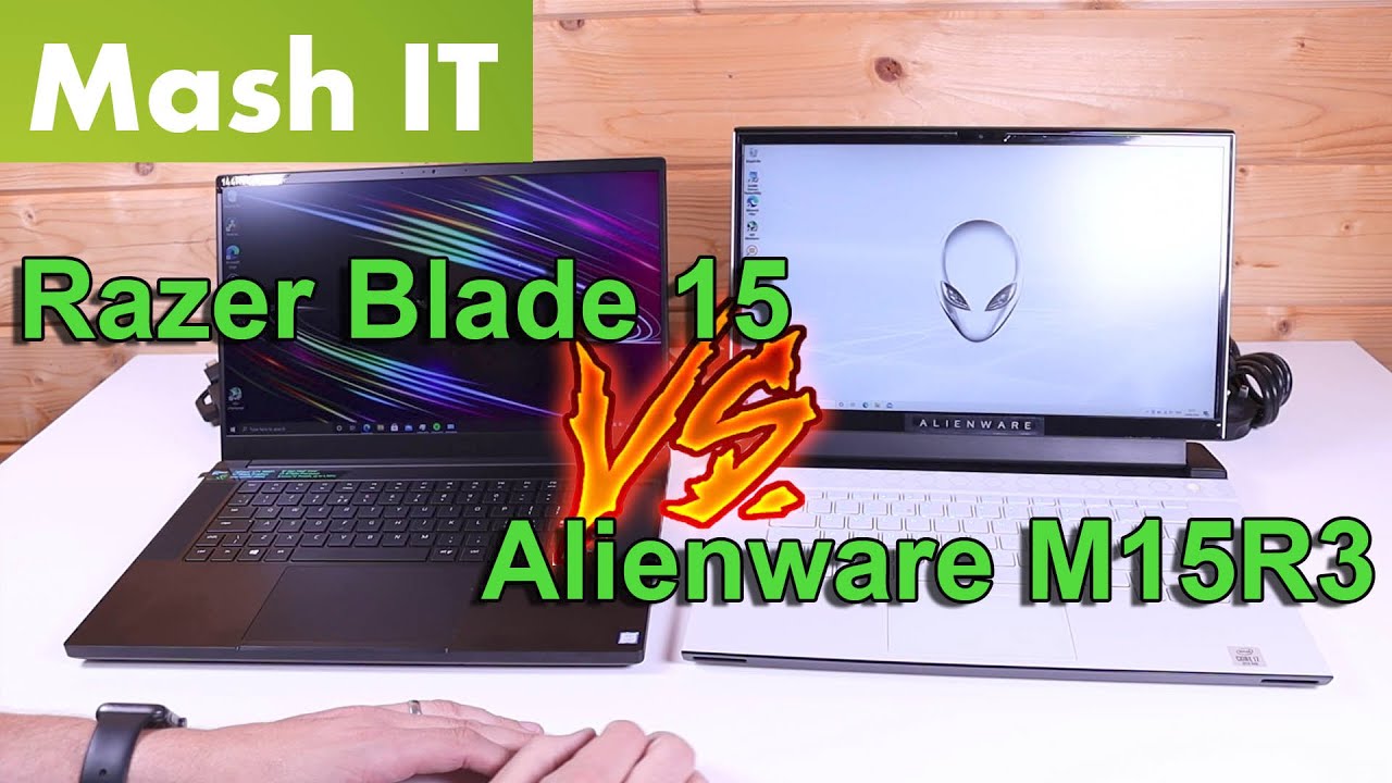 Razer 15 vs Alienware M15R3