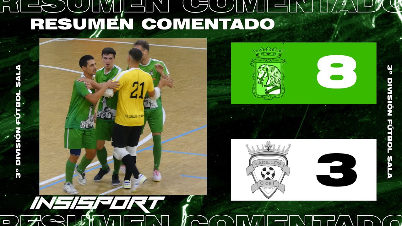 FS CUÉLLAR COJALBA 8-3 VADILLOS CF | RESUMEN J5 3ª DIVISION G9 FUTSAL 23-24