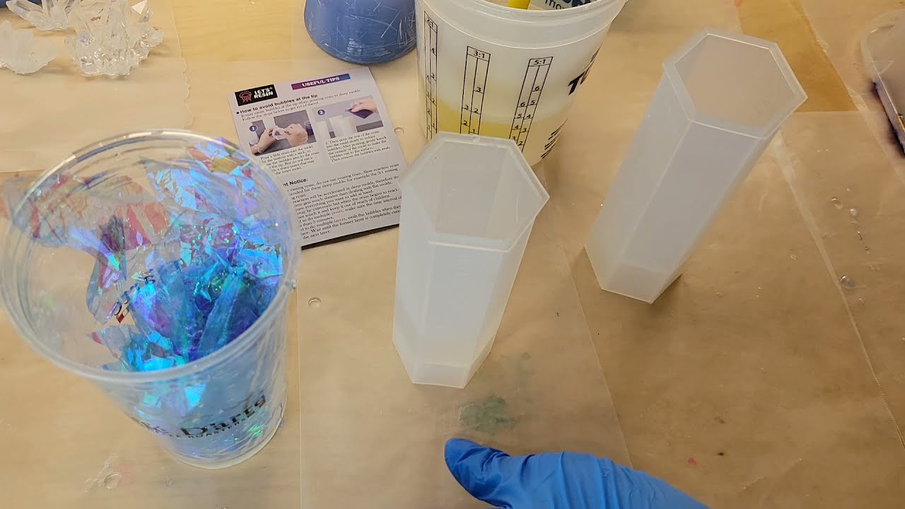 Resin crystal tower DIY | Using LET'S RESIN crystal tower molds