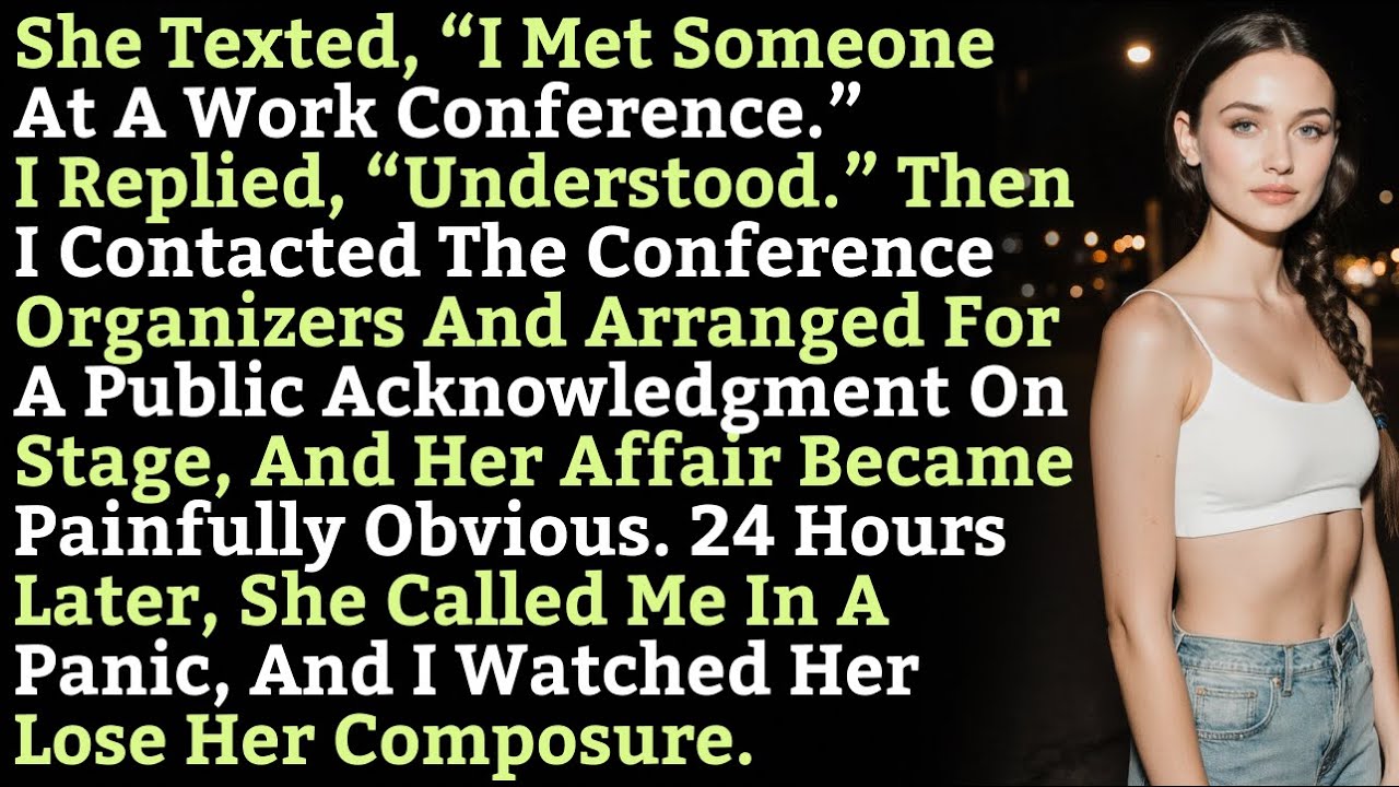 She Texted, “I Met Someone At A Work Conference.” I Replied, “Understood.” But Then I...