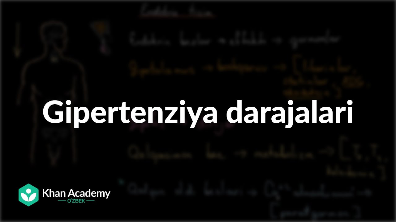 Gipertenziya darajalari | Tibbiyot