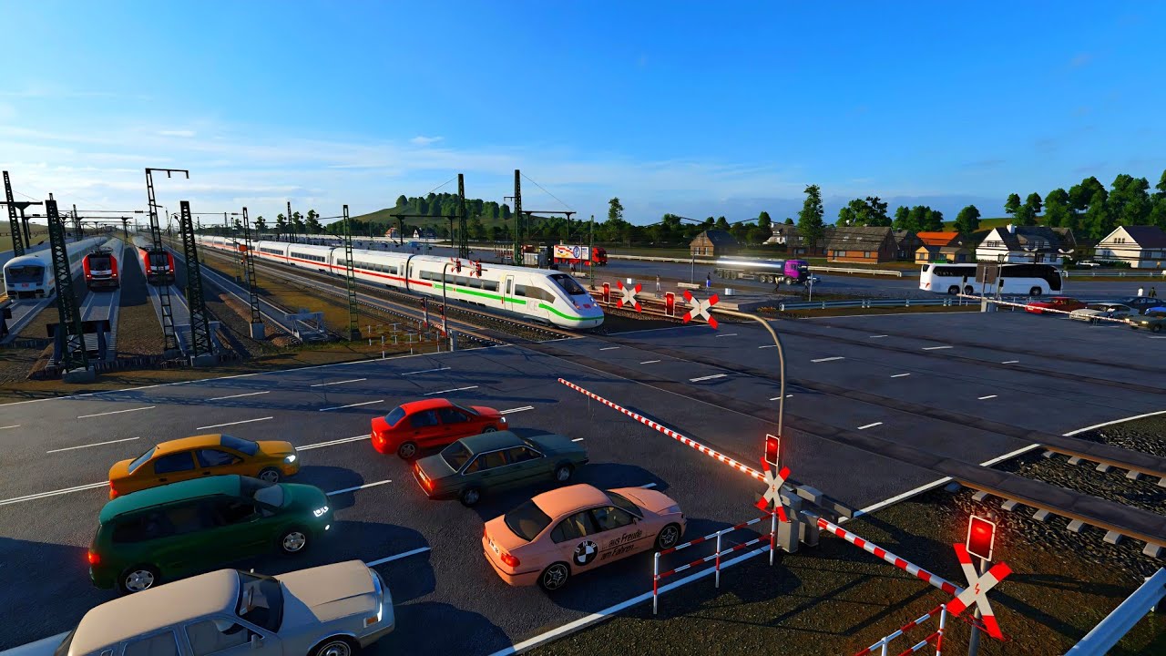 Transport Fever 2: Der Bahnübergang Teil 875