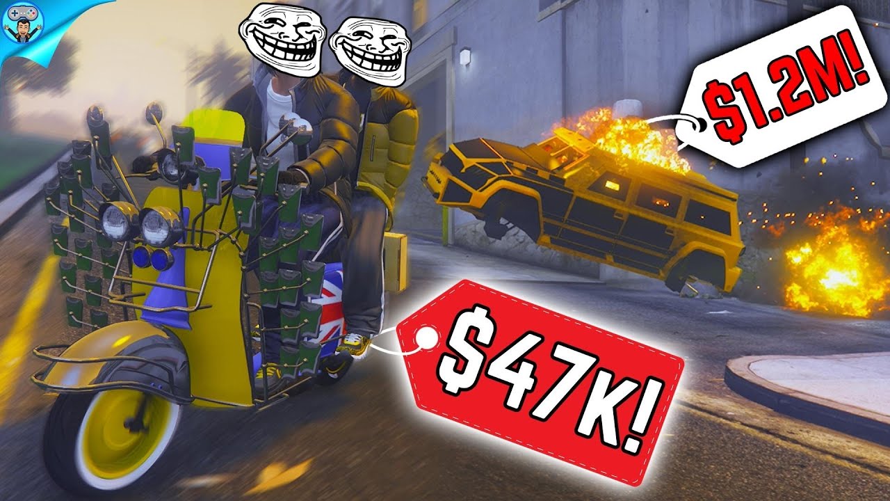 The Faggio Is The BEST Vehicle For Trolling Griefers!