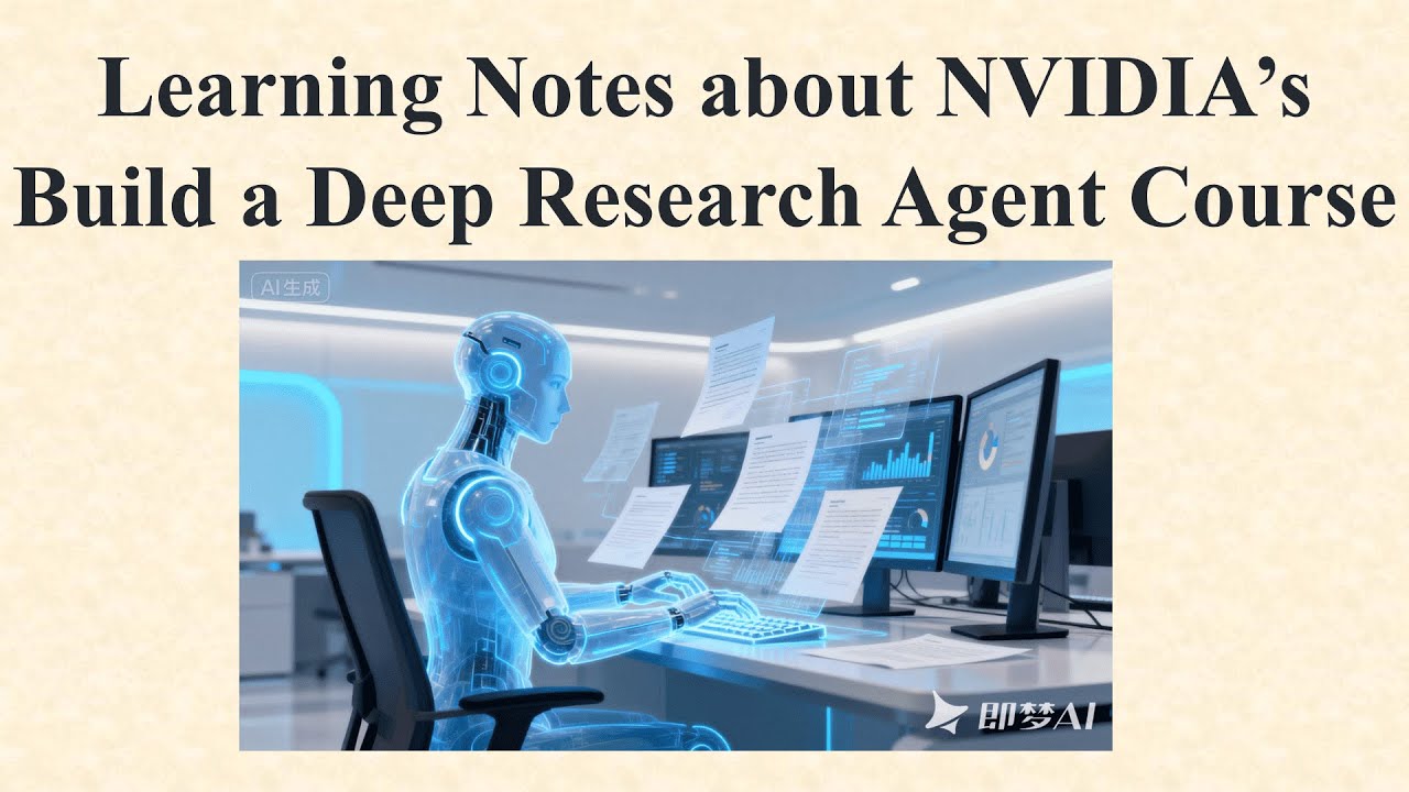 20260107 - Learning Notes about NVIDIA’s Build a Deep Research Agent Course
