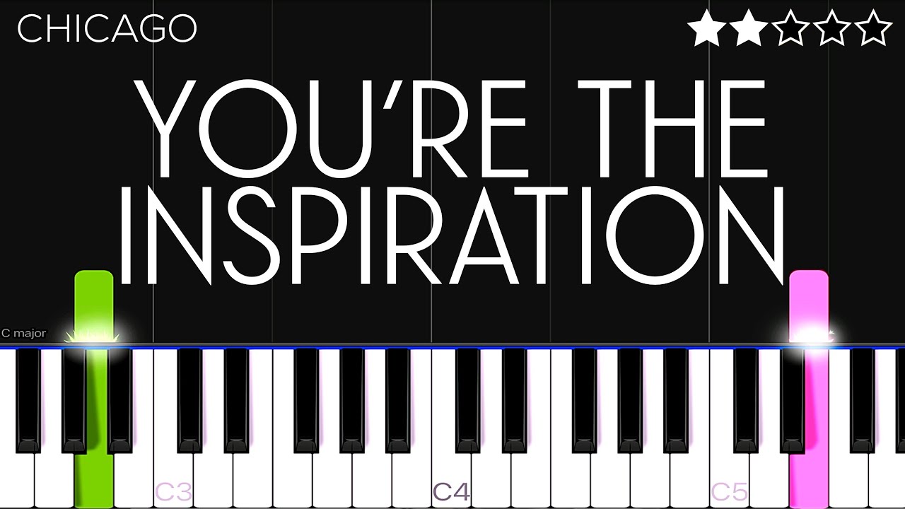 Chicago - You're The Inspiration | EASY Piano Tutorial