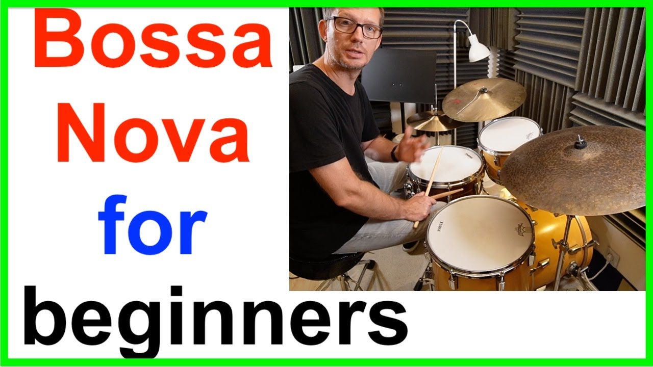 Drum lesson / tutorial (Bossa nova for beginners on the drumset)