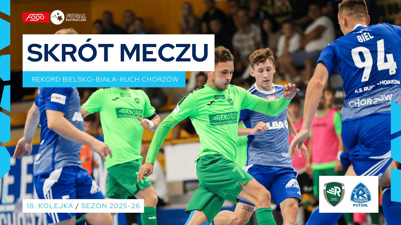 Rekord Bielsko-Biała-Ruch Chorzów 9:3 SKRÓT 18. kolejka (2025/26)