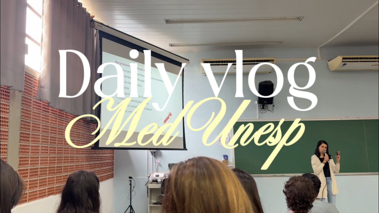 VLOG: um dia na MED UNESP (semana pré prova)