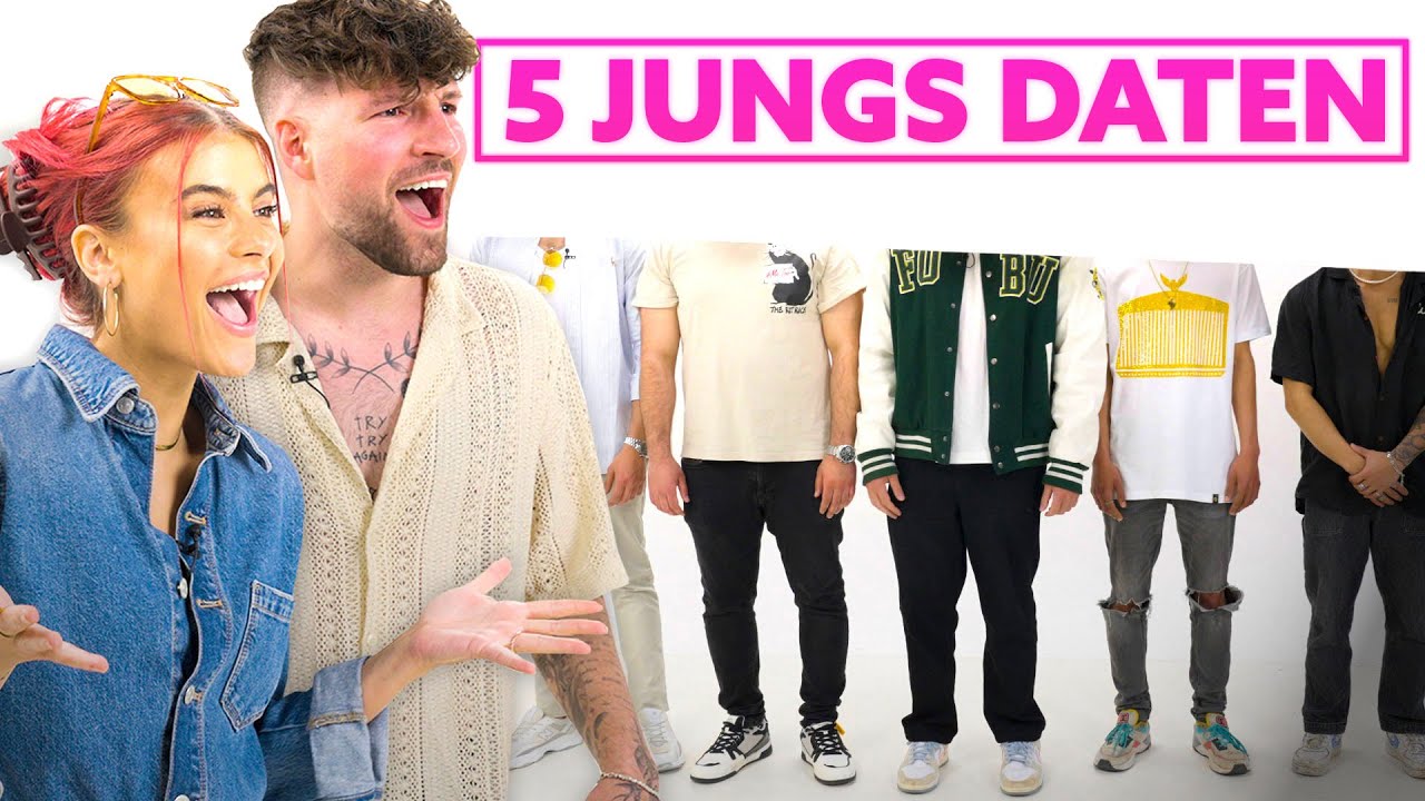 5 JUNGS BLIND DATEN! 💔 Romina von GNTM