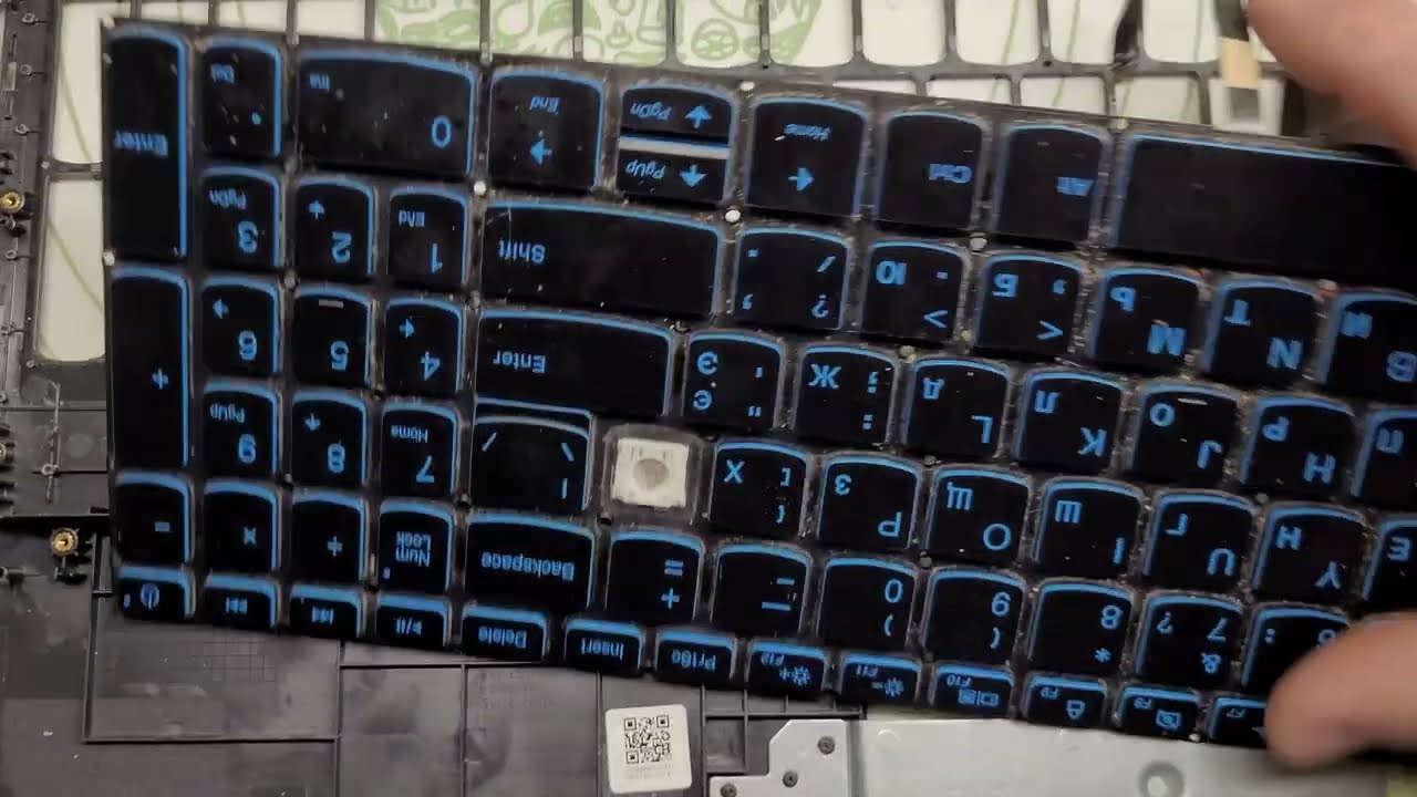 Lenovo L340 розпакування клавіатурного модуля