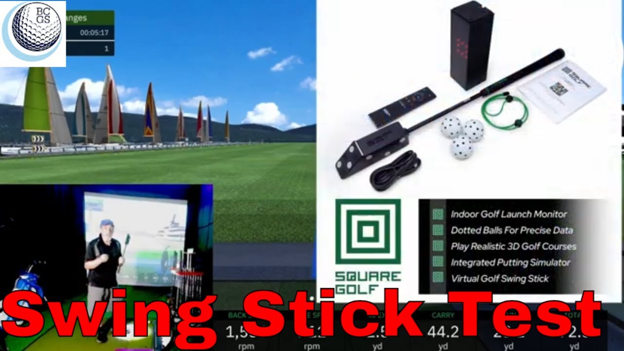 Square Golf Swing Stick Driving Range - Compared To My Mizuno Clubs?