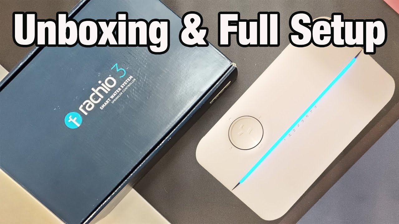 Rachio 3 Smart WiFi Sprinkler System - Full setup & Walkthrough