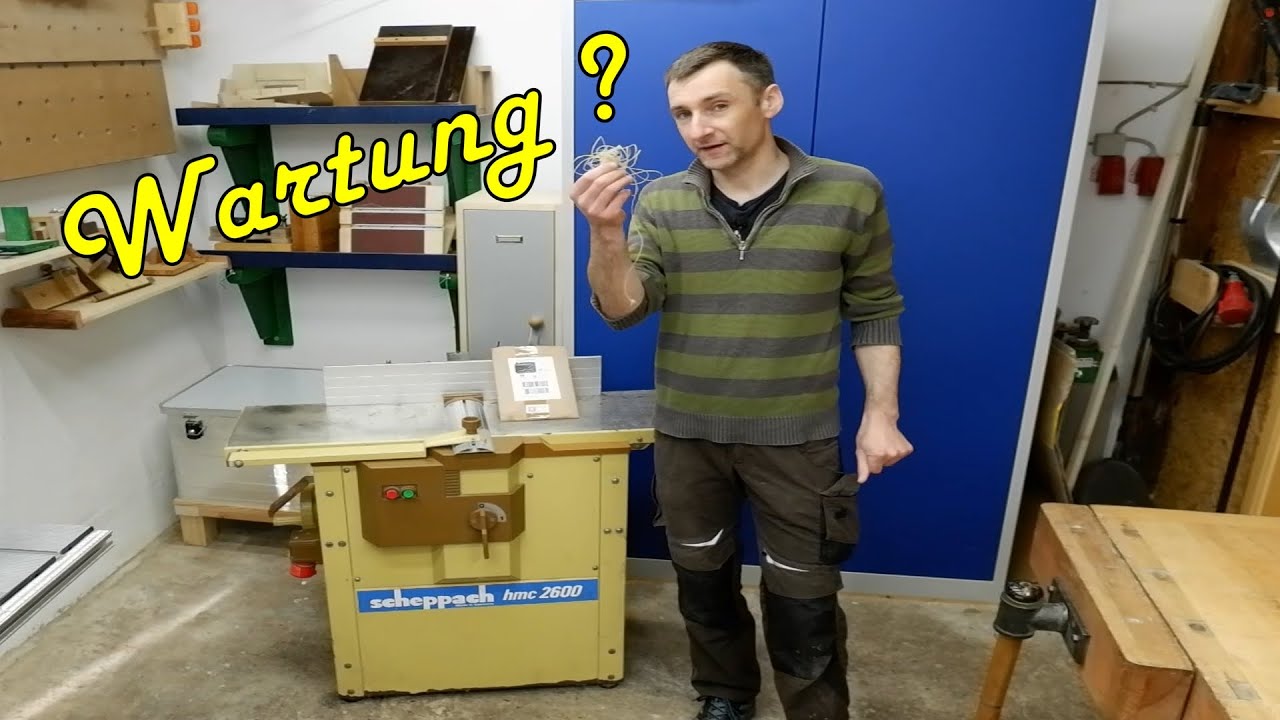 Scheppach HMC2600 Abricht Dickenhobel Wartung