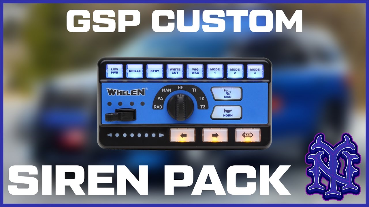 GTA V | Georgia State Patrol Siren Pack Demonstration