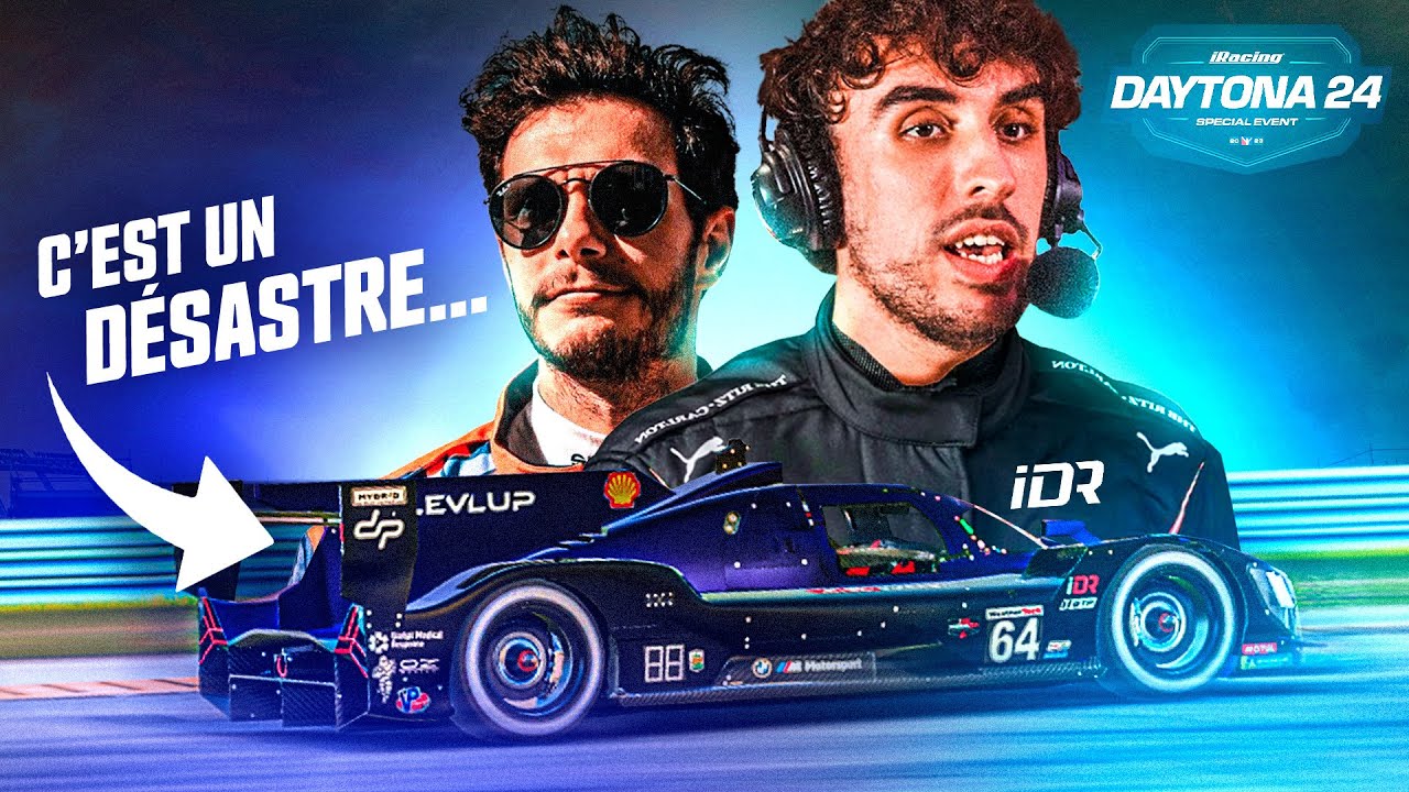 LA PIRE COURSE DE MA VIE.. (24h DAYTONA iRacing)