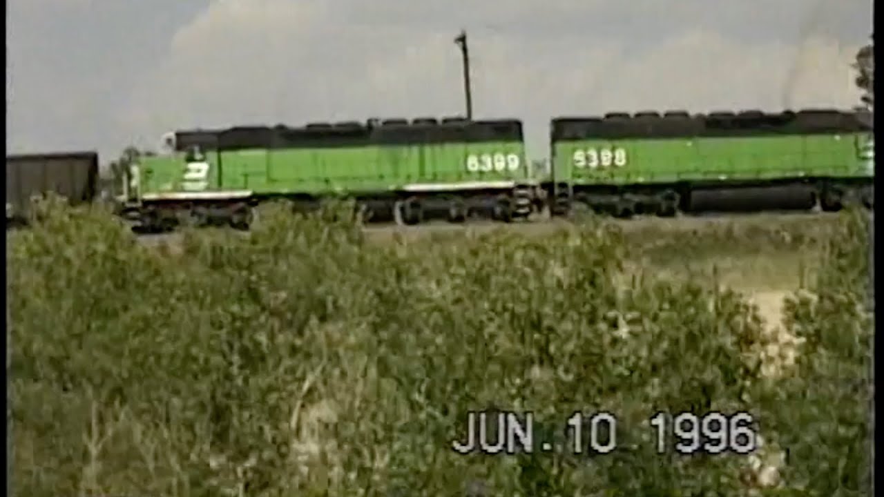 1996_06_10 & 11 BN SP AMTK I-25 & Denver CO to Osceola IA SDP40's
