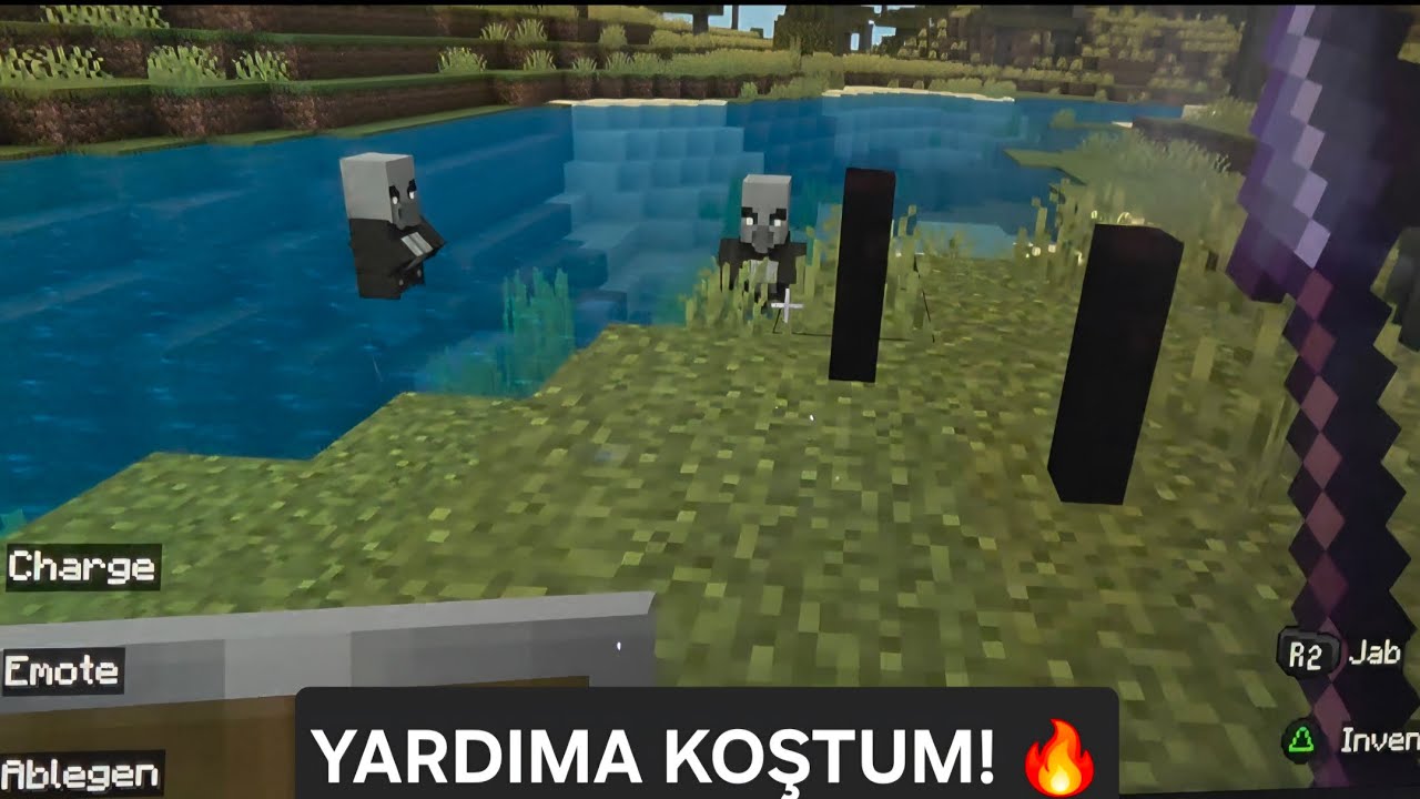 Minecraft’ta Mahmut Amca’nın Köyünü YAĞMACILARDAN Kurtardım! 😱