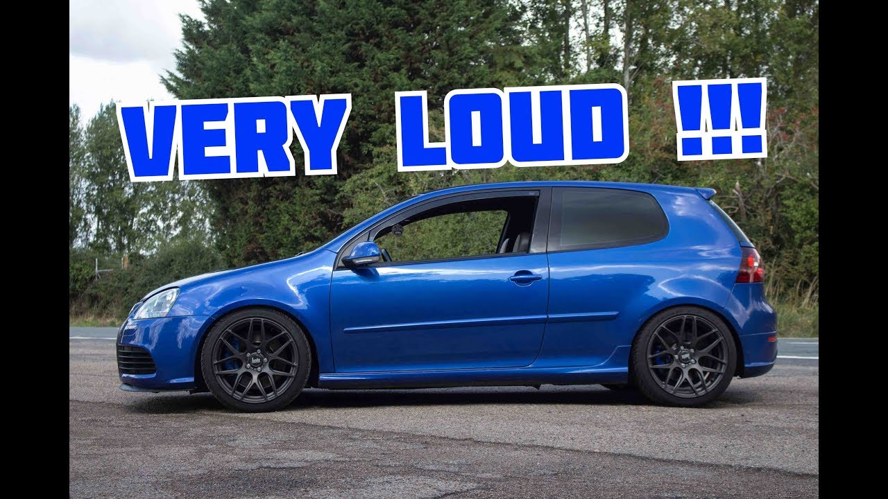 261 BHP VW MK5 R32 | POV TESTDRIVE & EXHAUST | VERY LOUD !!! | GoPro