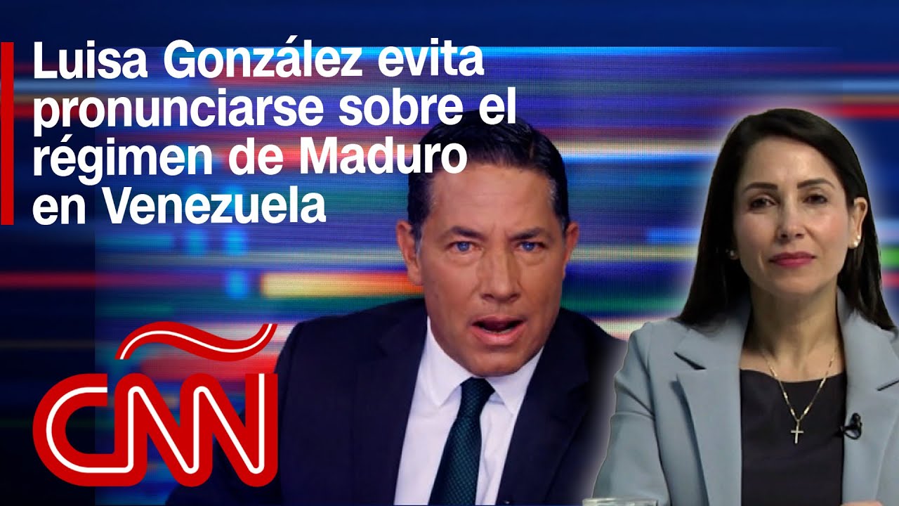 Luisa González evita pronunciarse sobre Maduro y dice que a Ecuador lo gobernará ella, no Correa