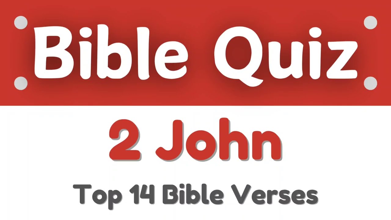 Bible Quiz _ 2 John _ Bible Study _ #2john #biblequiz #biblestudy #Bible #davidbaldwin